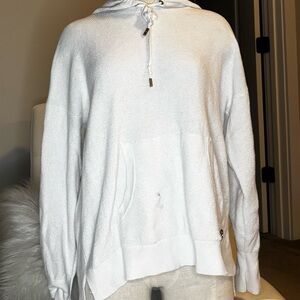 Michael Kors White Hoodie Sweatshirt